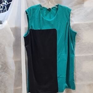 Worthington Teal and Black Dress